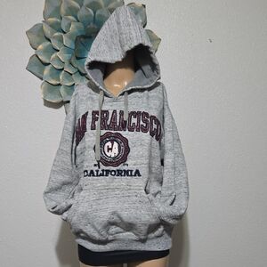 Gray San Francisco  Hoodie
